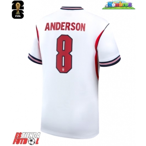 Inglaterra Elliot Anderson #8 Primera Equipación Mundial 2026 Manga Corta